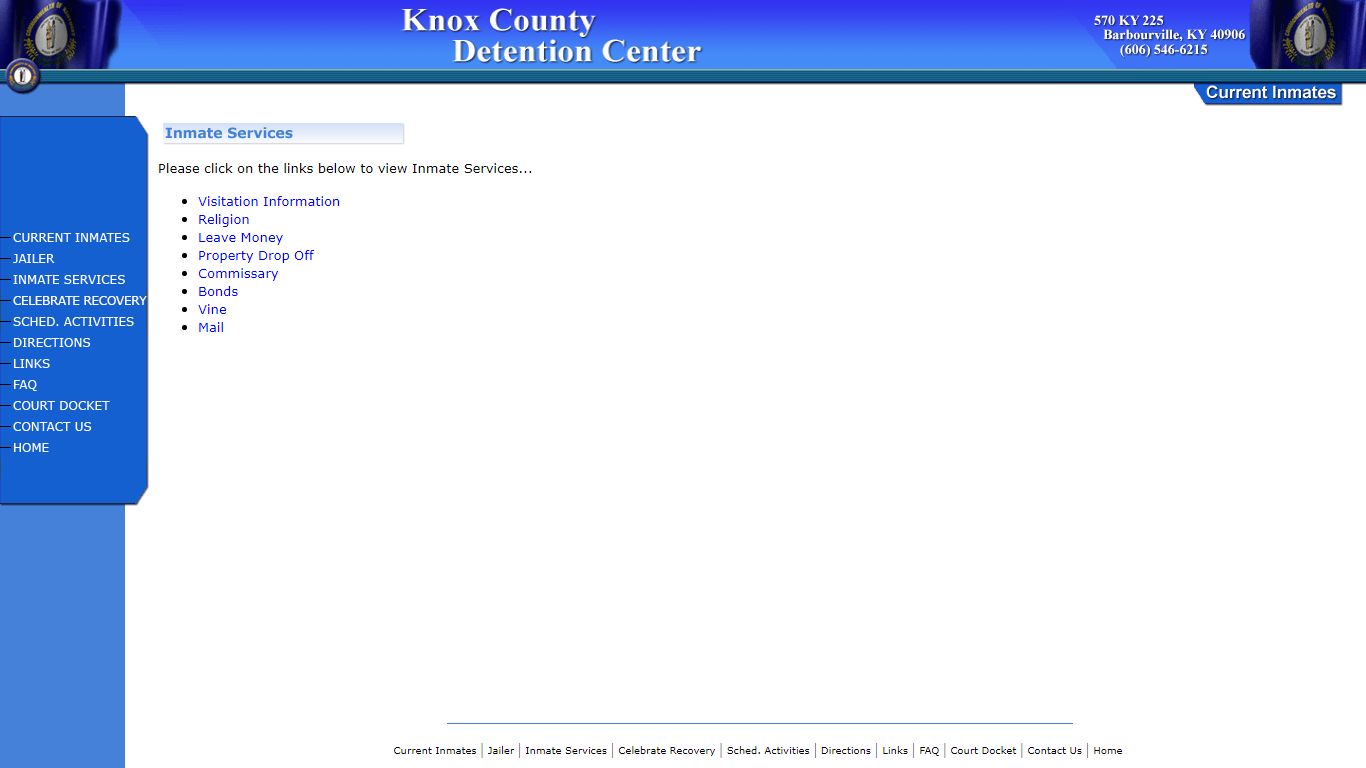 Welcome to the Knox County Detention Center