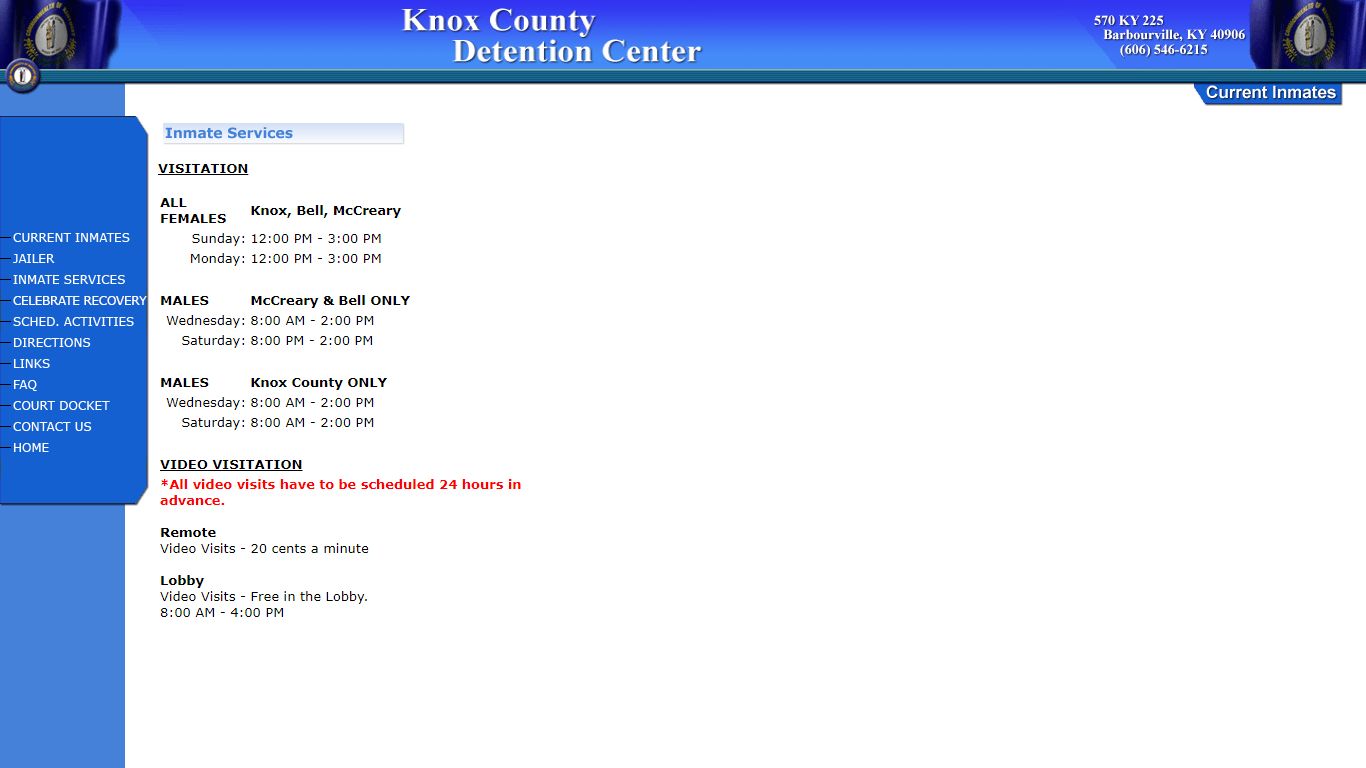 Welcome to the Knox County Detention Center